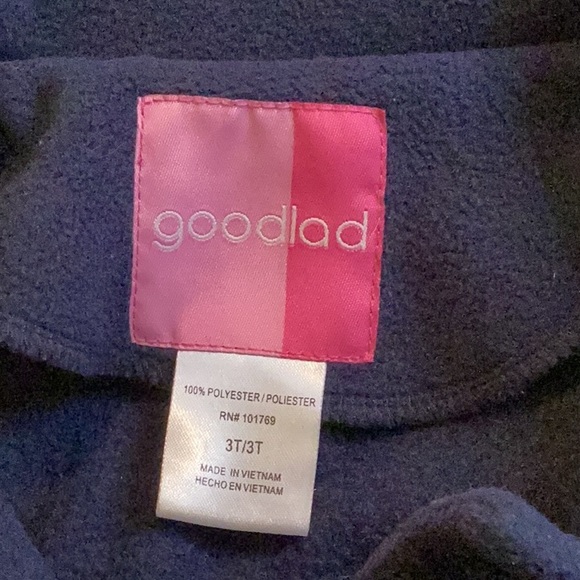 GOODLAD GIRLS NAVY VELVET RUFFLE HAT & COAT SET SZ. 3T - Picture 11 of 11